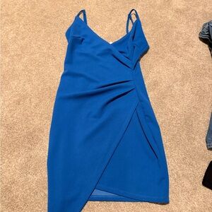 Elegant Blue Women's Dress